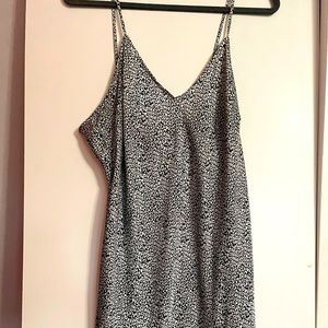 A New Day Leopard Satin Midi Dress